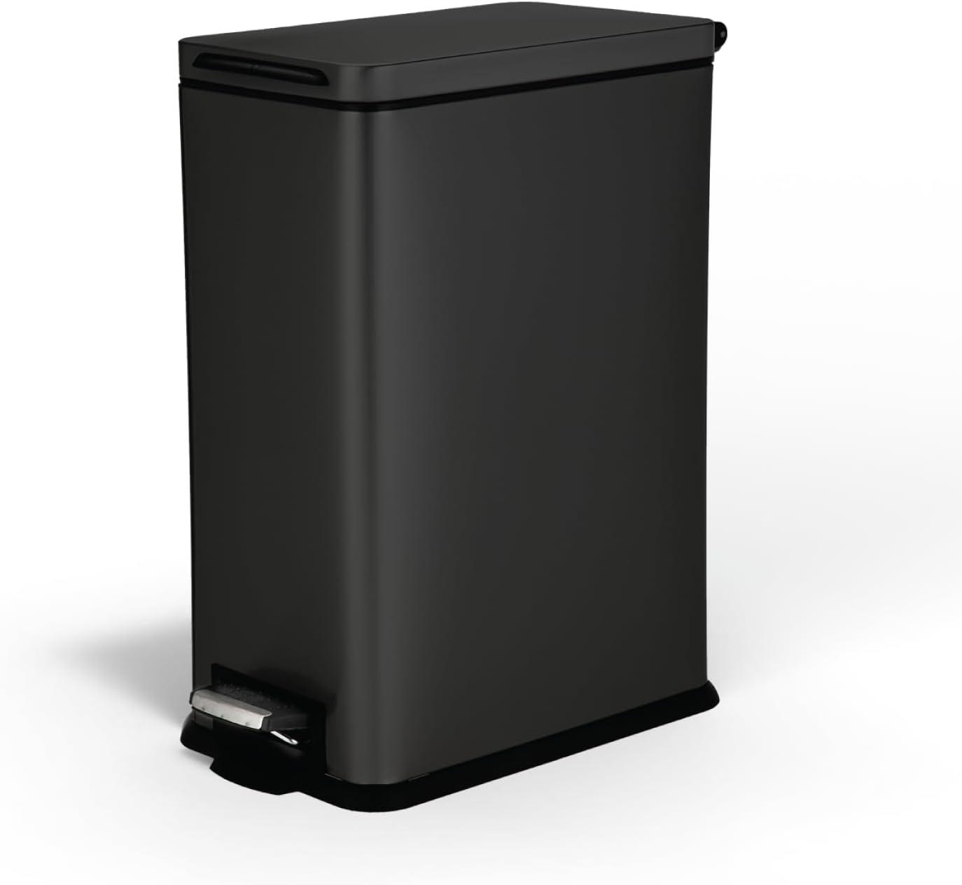 4.4 Gallon Slim Kitchen Trash Can - 16.7 Liter