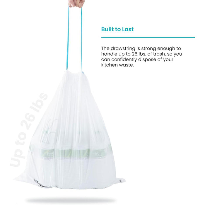 Code 45S Kitchen Trash Bags, 30 Count