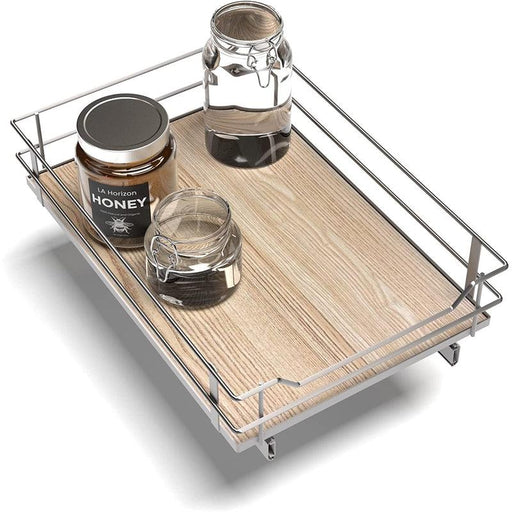 Virtuoso Collection - 14" W - One Tier Pull-Out Cabinet Organizer - Home Zone Living