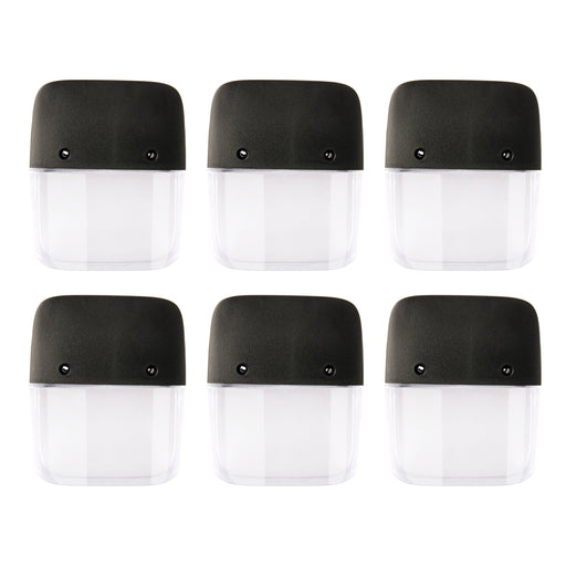 Solar Step Lights Warm White and Rotating Colors - 6 Pack - Home Zone Living