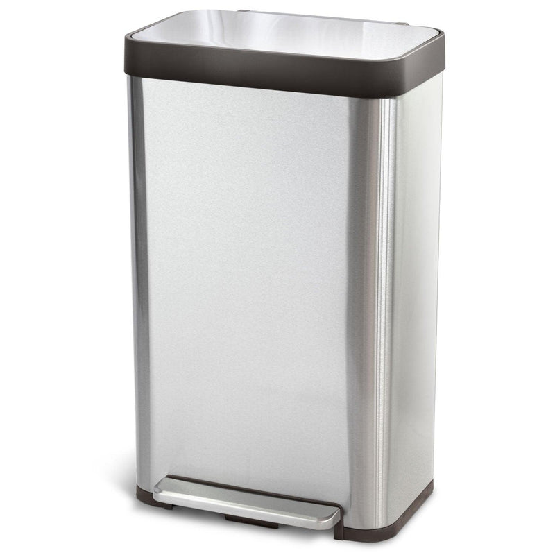 Virtuoso Collection - 18.5 Gallon Liner-Free Step Pedal Kitchen Trash Can - Home Zone Living