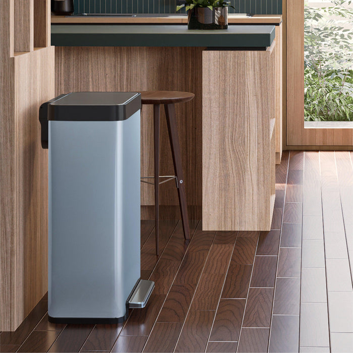 Virtuoso Collection - 18.5 Gallon Liner-Free Step Pedal Kitchen Trash Can - Home Zone Living