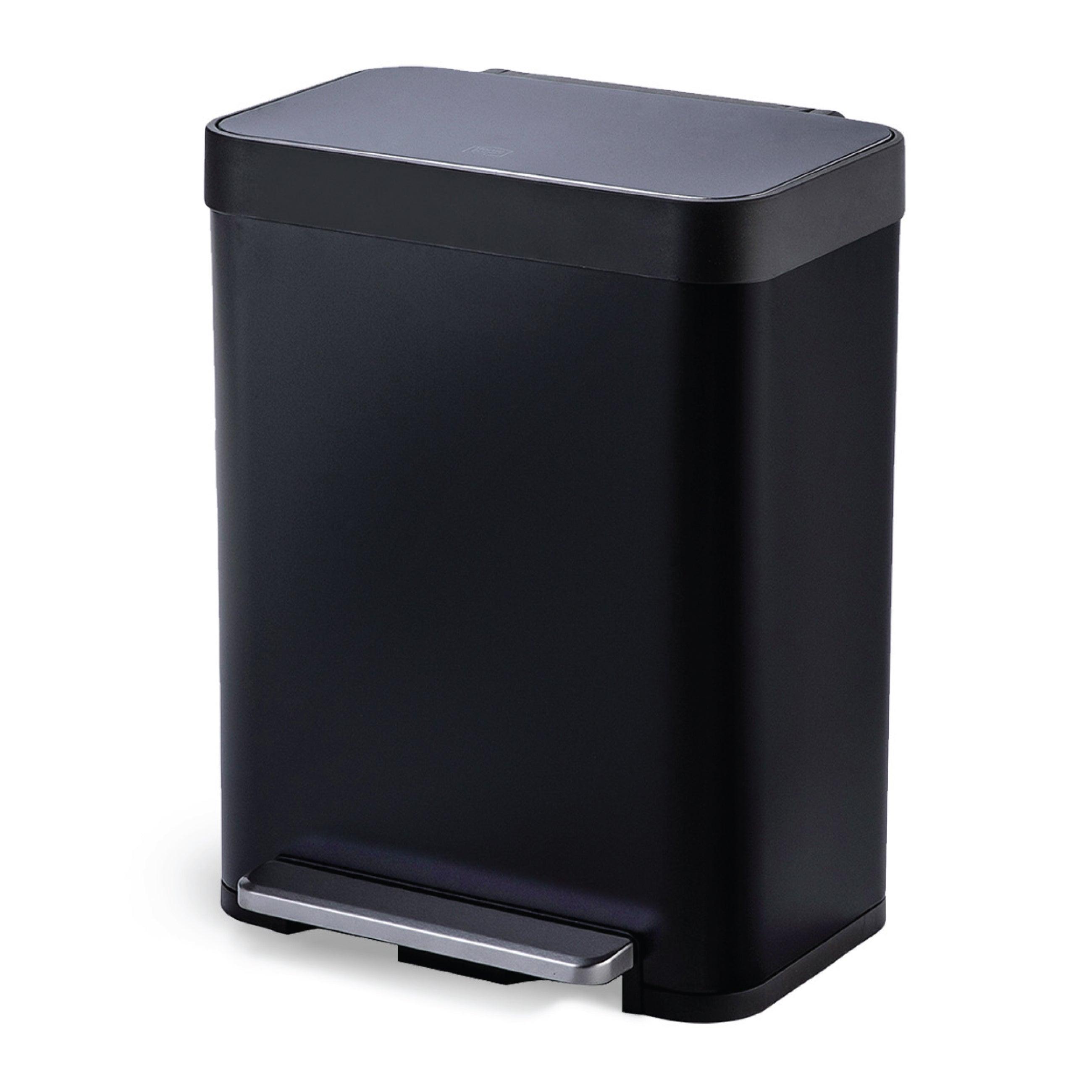 Virtuoso Collection - 13 Gallon Liner-Free Step Pedal Kitchen Trash Can - Home Zone Living