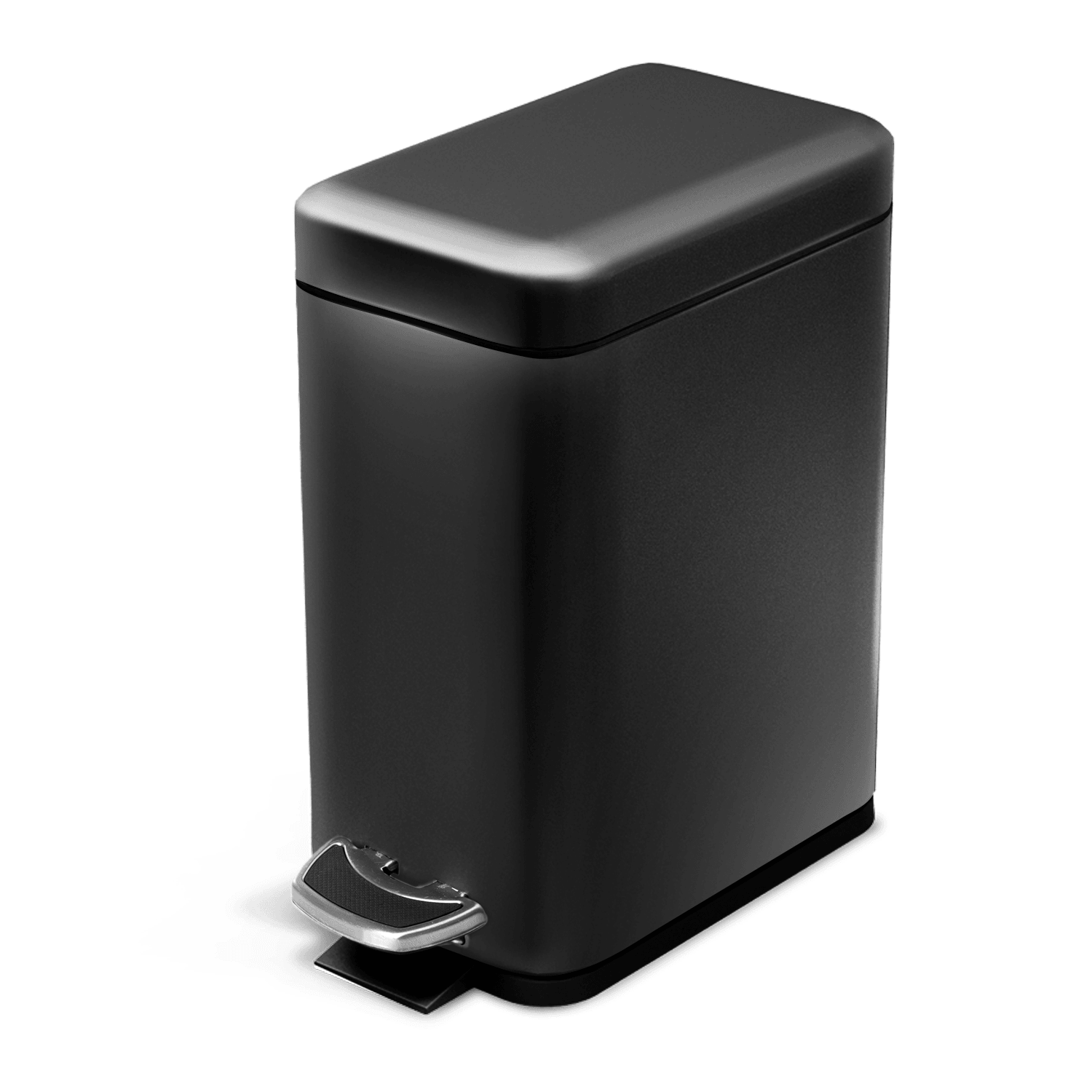 1.3 Gallon Slim Bathroom Trash Can - 5 Liter